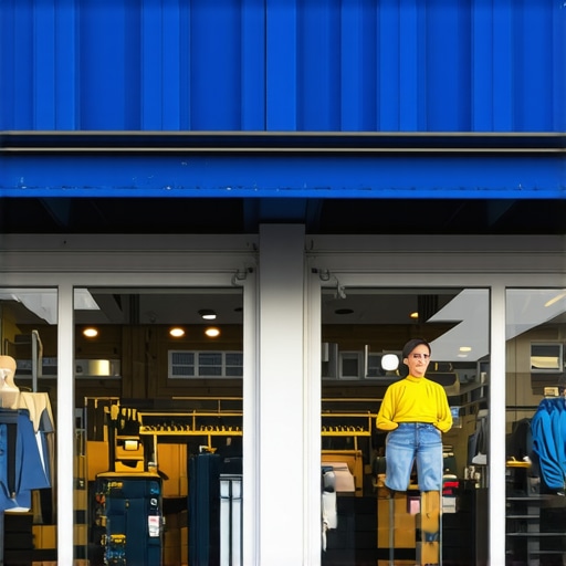 Business storefront with optimized images to improve local map rankings